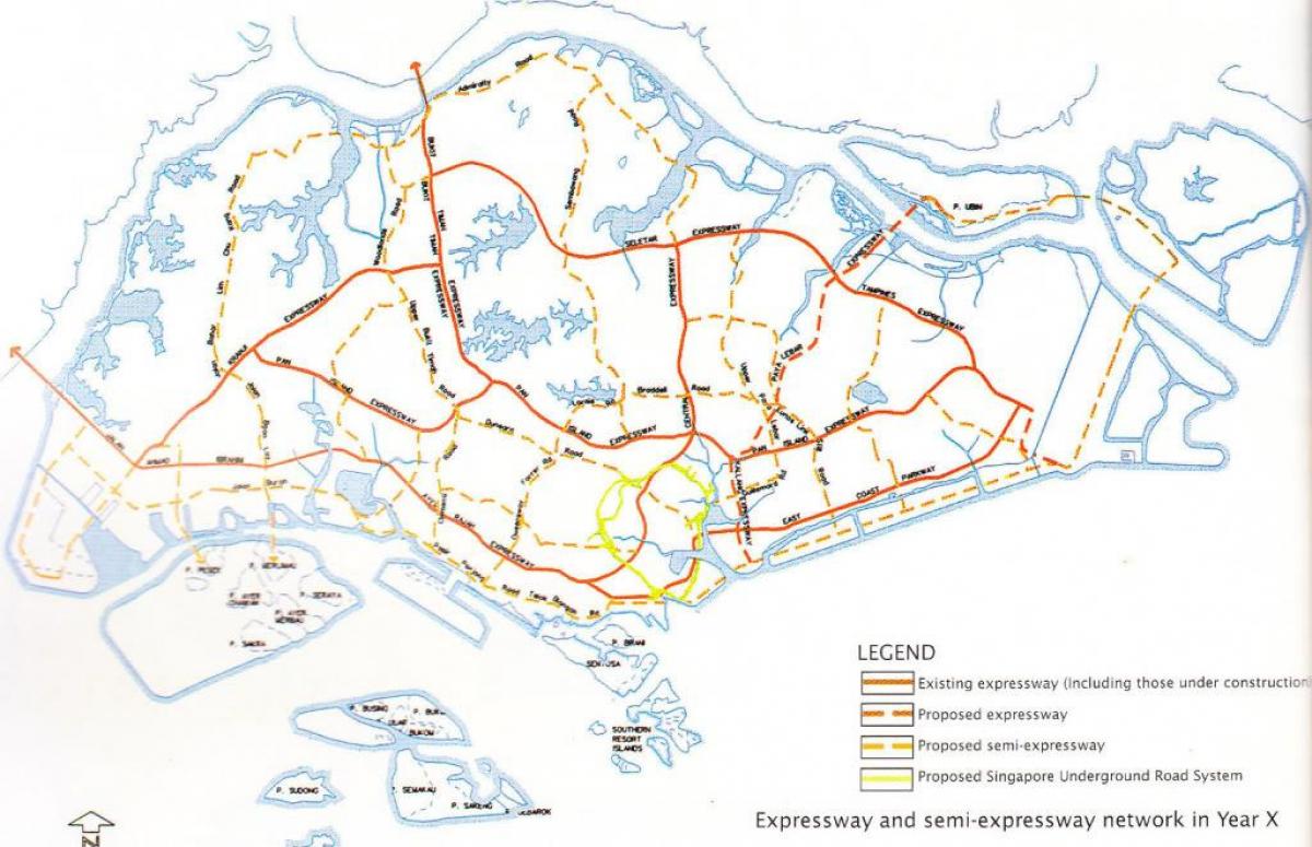 Singapur autoput mapu