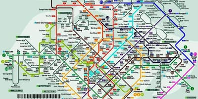 Budućnost mrt mapu Singapur