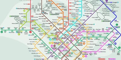 Smrt Singapur mapu
